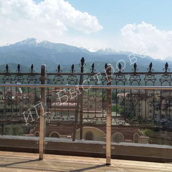 Перила из нержавеющей стали в фото 44