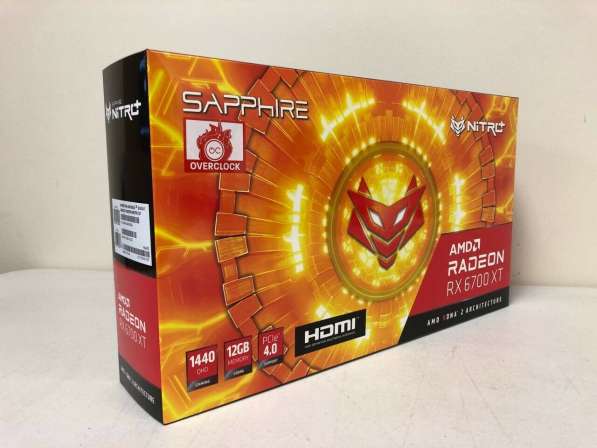 For sell Sapphire Nitro + AMD Radeon RX 6700 XT GPU 12GB