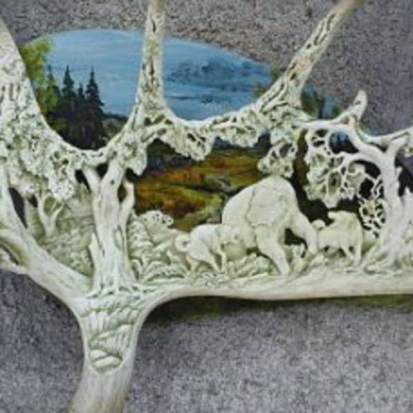 Изделия из рога лося в Москве фото 8