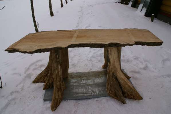Столы из слэбов ценных пород дерева в Гатчине фото 6