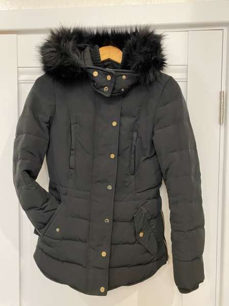 Женское пальто Zara чёрное xs