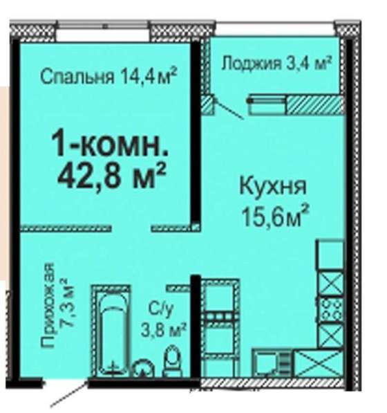 Продам квартиру в ЖК Скай Сити в 