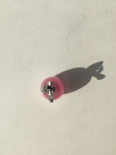 Кулон повестка яблоко бижутерия камень кошачий глаз розовый в Москве