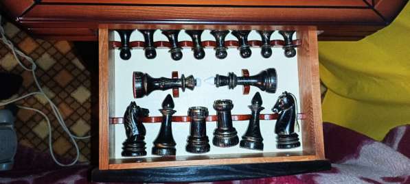 Новый шахматный стол из массива дуба в фото 10