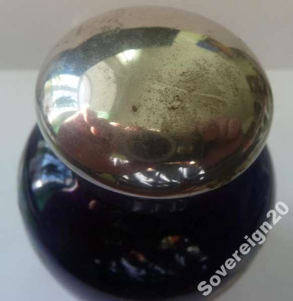 Чайница 1950 1960-ые гг. СССР кобальт синее стекло в Орле фото 10