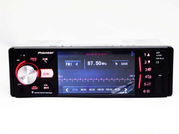 Магнитола Pioneer 4227 ISO - экран 4,1''+ DIVX + MP3 + USB