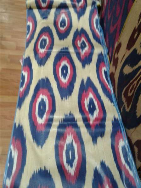 Ткань Адрас натуральный шелк из Узбекистана в фото 17