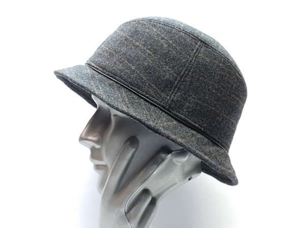 Шляпа панама мужская шерстяная LF Rich (серый) в Москве фото 11