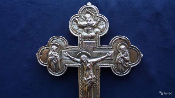 Старинный напрестольный крест. Серебро 84. xviii в в Санкт-Петербурге фото 7