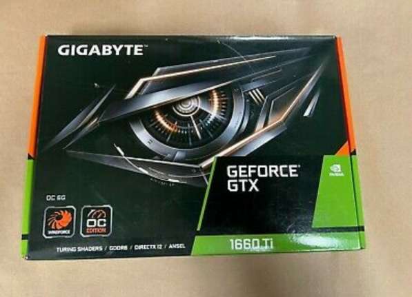 Gigabyte Nvidia GeForce GTX 1660 Ti 6GB gaming OC