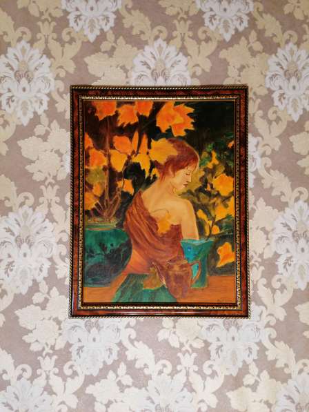 Картина маслом Осень (Леди осень) живопись в Москве фото 6