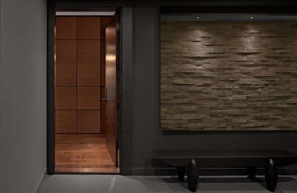 3D панели из колотого дерева