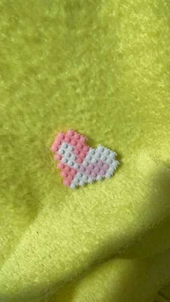 Парные сердца из конструктора