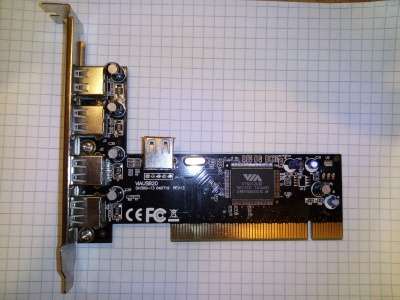 Контроллер PCI, USB2.0, 5 USB