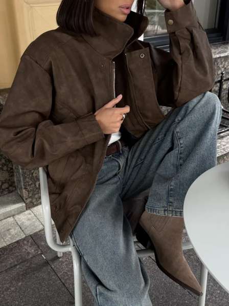 ЖЕНСКИЙ БОМБЕР ИЗ ЭКО-КОЖИ в Казани фото 3