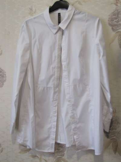 Белая блузка Донна, р-р 56 Донна
