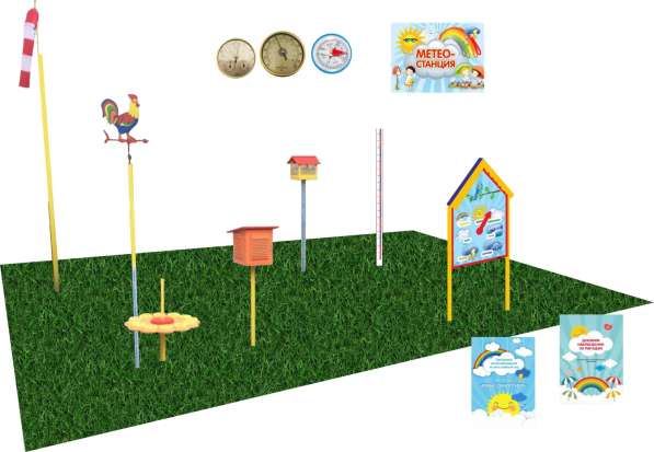 Метеоплощадка Комплект макси-21 эл-т для детского сада в Краснодаре фото 3
