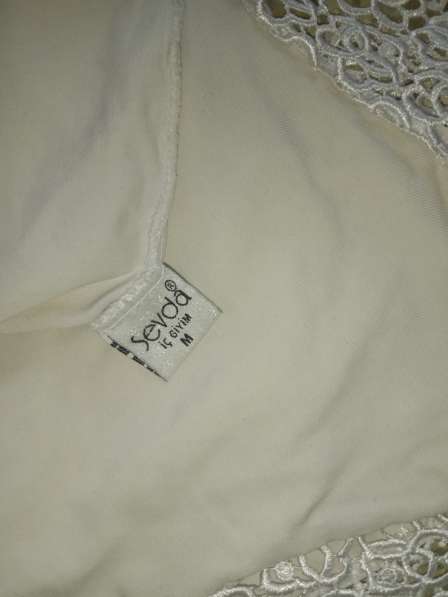 Белая гипюровая футболка женская в Орле фото 4