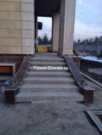 Лестницы из натурального камня в Москве фото 5