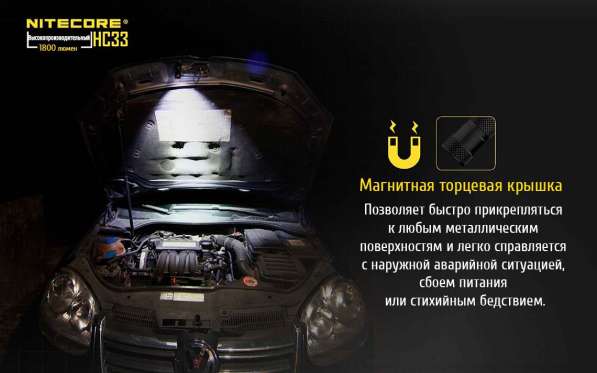 NiteCore Универсальный налобный фонарь - NiteCore HC33 в Москве фото 9