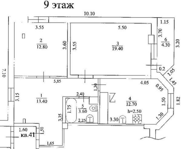 Продам двухкомнатную квартиру в Ростов-на-Дону.Жилая площадь 61 кв.м.Этаж 9.Дом кирпичный. в Ростове-на-Дону фото 8