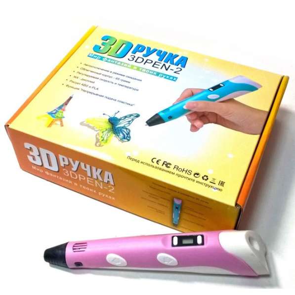 3D Ручка PEN-2 с LCD-дисплеем + Пластик! Крутая ручка для ри в Москве фото 4