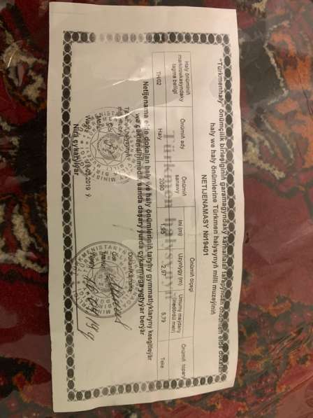 Туркменский ковер