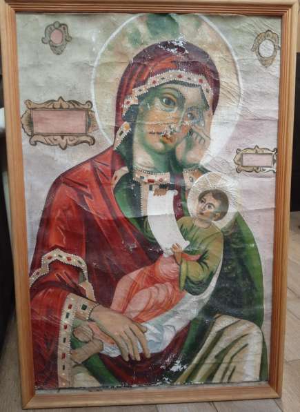 Картина Пресвятая Мать Богородица, холст, масло, 19 век в Ставрополе