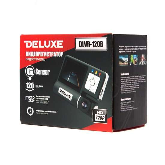 Видеорегистратор Deluxe DLVR-120B в 