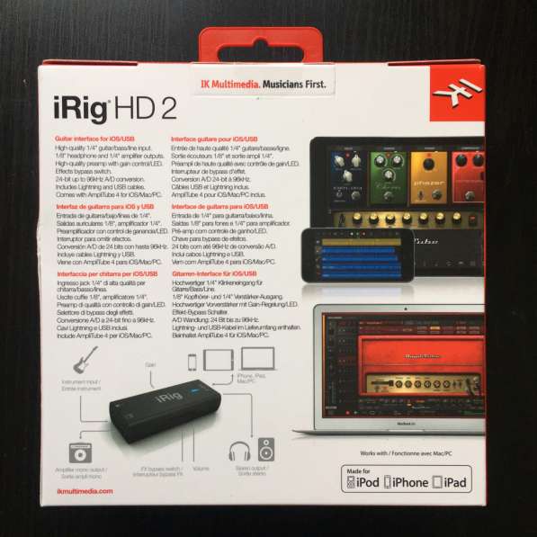 IRig HD2 + 12 Платных Приложений из AppStore в подарок в Москве фото 3