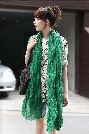 Зелёный шарф - жатка в Перми фото 4