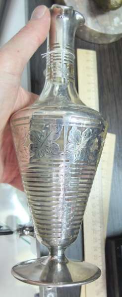 Серебряный графин, серебро, стекло, старинный в Ставрополе фото 6