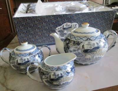 Чайный набор«Синий павлин»из 15предметов в Краснодаре фото 8