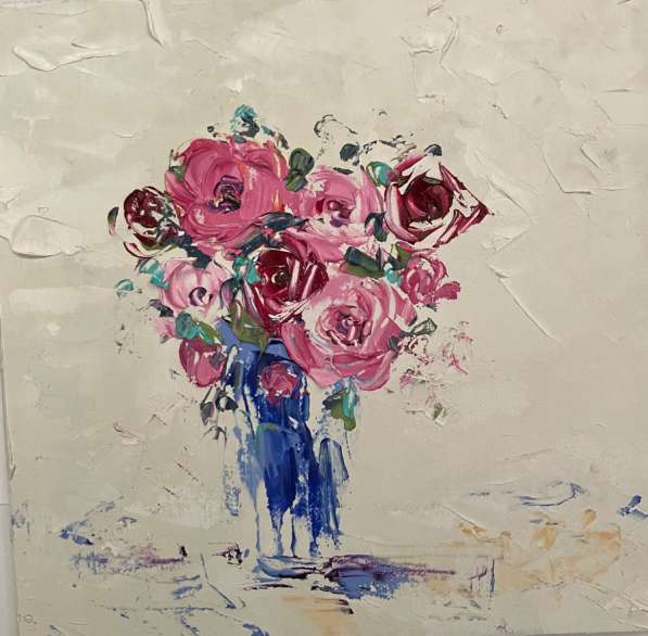 Картина маслом Цветы