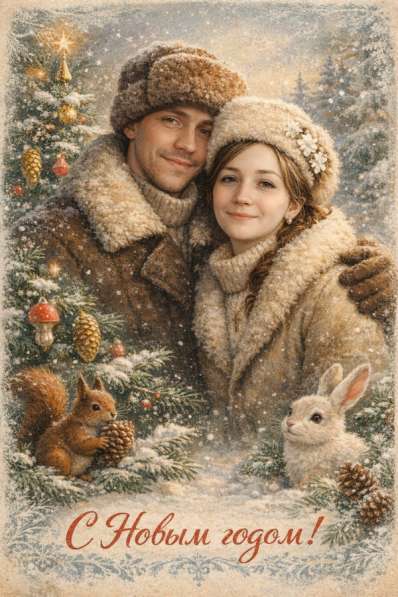 Открытка с Вашим фото