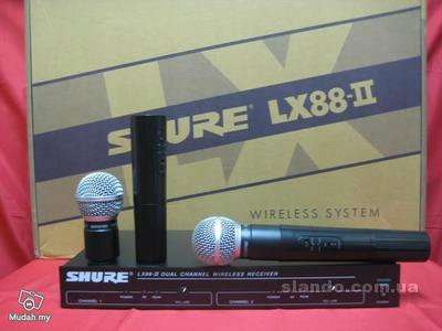 микрофон SHURE LX88-II радиосистема