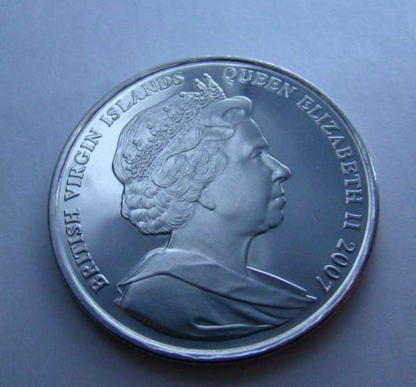 Британские Виргинские о-ва 1 доллар 2007 года. Британский ле в Москве фото 5
