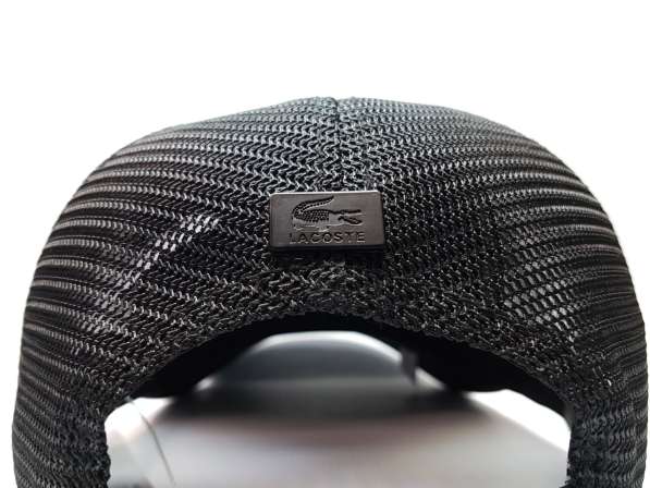 Бейсболка кепка Lacoste (черный) сетка в Москве фото 9