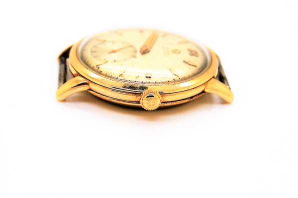 Золотые винтажные мужские часы 14k Omega Automatic в Москве фото 4