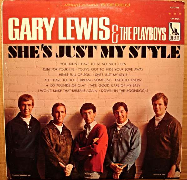 Пластинка виниловая Gary Lewis & The Playboys