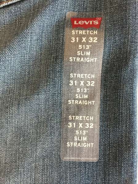 Новые джинсы Levis 513 в Москве