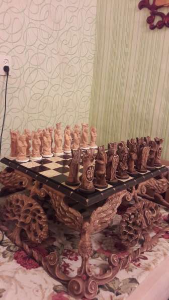 Продам шахматы ручной работы из кедра