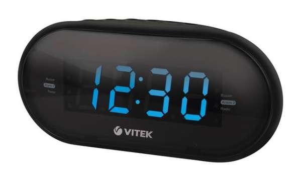 Радиоприемник Vitek VT-6602 BK радиочасы