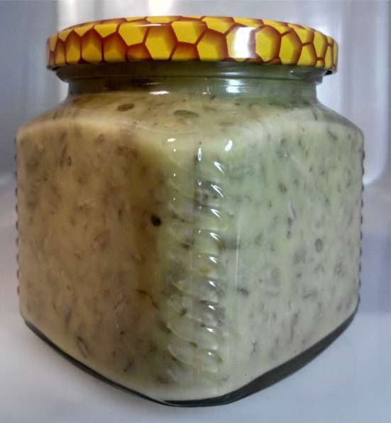 Мёд цветочный с семечками подсолнечника (полезная вкусняшка) в Казани