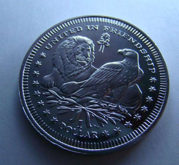 Британские Виргинские о-ва 1 доллар 2007 года. Британский ле