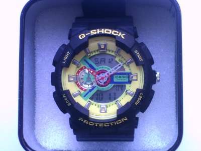 Часы G-shock Casio жёлтые