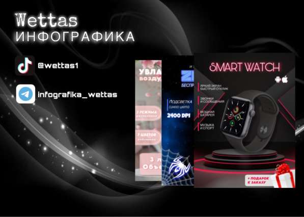 Инфографика | карточки на маркетплейсы