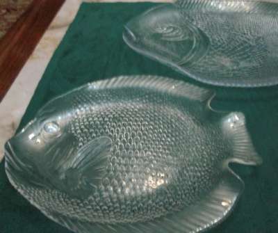 Сервировочные блюда «Рыбки»,стекло,КНДР в Краснодаре фото 3