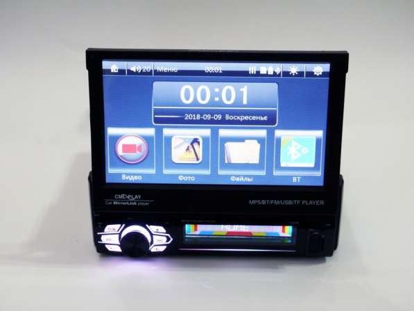 1din Магнитола Pioneer 7130CM - 7" Экран + USB + Bluetooth
