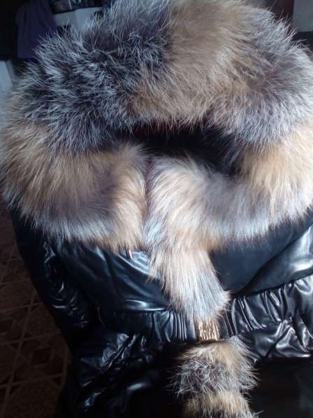 Продам женский зимний кожанный пуховик в Кемерове фото 3